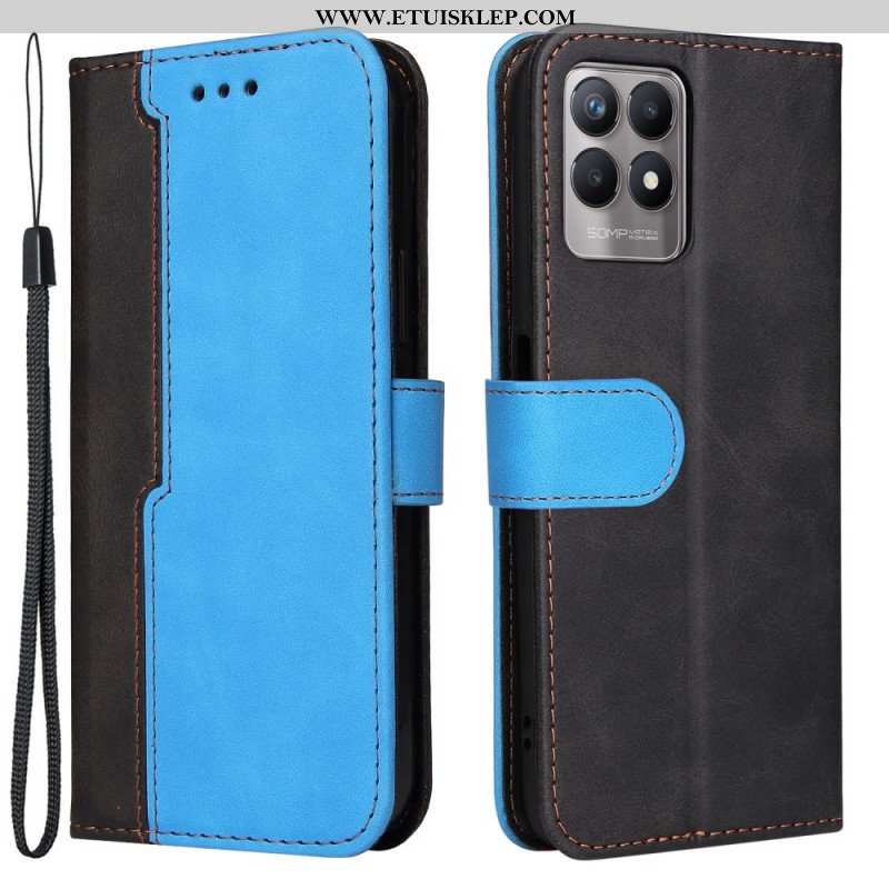 Etui Folio do Realme 8i Dwutonowy